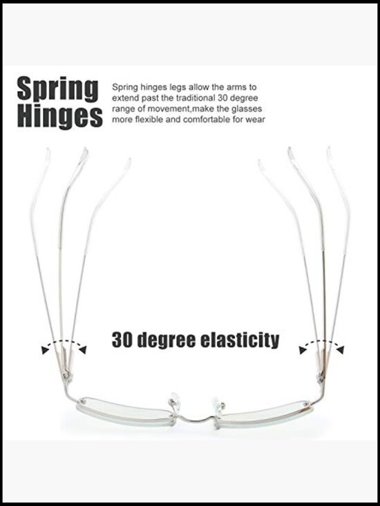 Minimalist Rectangular Sunglasses with Clear Lenses and Metal Temples